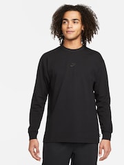 Nike Black Sportswear Premium Essentials 100% Cotton T-Shirt - Image 1 of 10