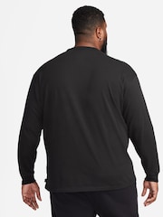 Nike Black Sportswear Premium Essentials 100% Cotton T-Shirt - Image 8 of 10