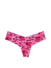 Victoria's Secret PINK Pink Enchantment Palm Tree High Leg Thong Knickers - Image 3 of 3