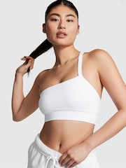 Victoria's Secret PINK White Seamless Low Impact Sports Bra - Image 1 of 3
