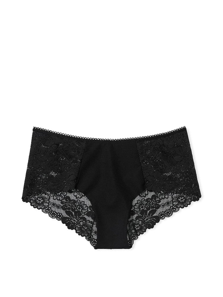 Victoria's Secret PINK Black Lace Cheeky Knickers - Image 3 of 3