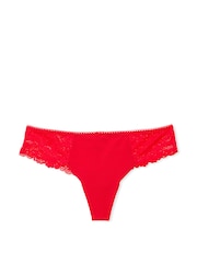 Victoria's Secret PINK Red Pepper Lace Thong Knickers - Image 3 of 3