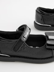 Baker by Ted Baker Girls Black Mary Jane Shoes with Bow - Image 5 of 6