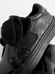 Baker by Ted Baker Girls Black Trainers with Bow - Image 4 of 5