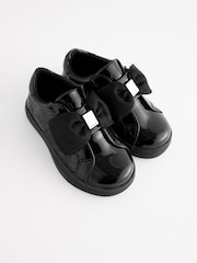 Baker by Ted Baker Girls Black Trainers with Bow - Image 5 of 5