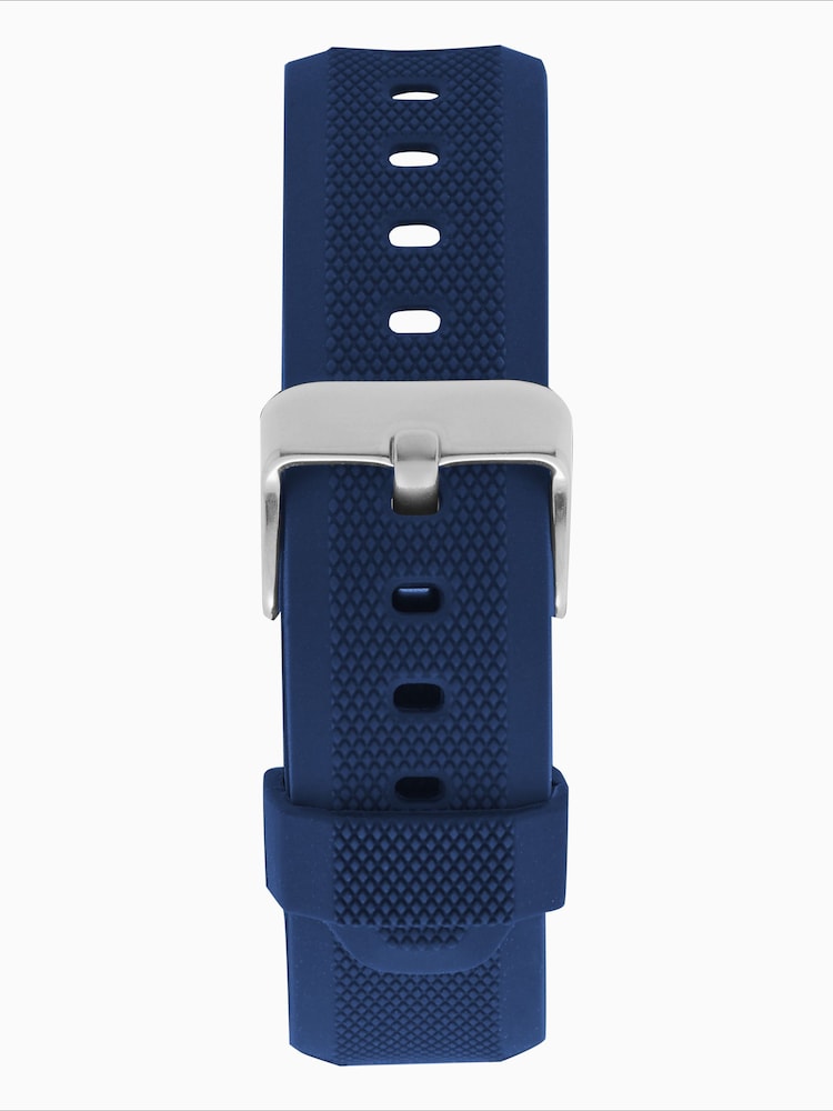 Limit Blue Active 38mm Round Blue Digital Watch with Navy Strap - Image 2 of 4 Limit Blue Active 38mm Round Blue Digital Watch with Navy Strap - Image 2 of 4
