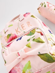 Mochila y estuche con diseño floral en rosa de niña para la vuelta al cole de Baker by Ted Baker - Imagen 3 de 6