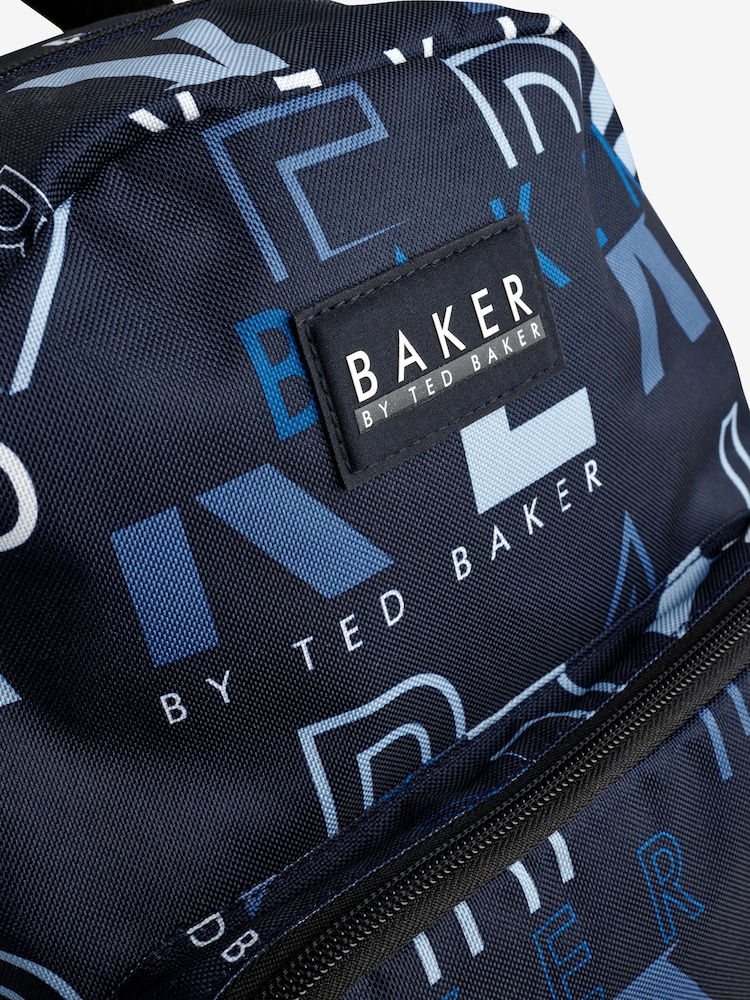 Buy Baker by Ted Baker Boys Back to School Navy Print  display picture 3