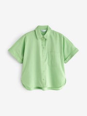 Accessorize Green Accessorize Blue Beach Shirt - Image 4 of 4
