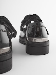 Baker by Ted Baker Girls Black School Chunky Mary Jane Shoes with Bow - Image 4 of 5