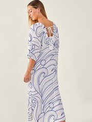 Accessorize White Embroidered Swirl Dress - Image 2 of 4