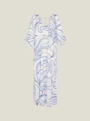 Accessorize White Embroidered Swirl Dress - Image 4 of 4