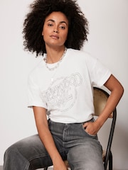 Mint Velvet White Fleetwood Mac T-Shirt - Image 1 of 8