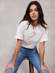 Mint Velvet White Fleetwood Mac T-Shirt - Image 5 of 8