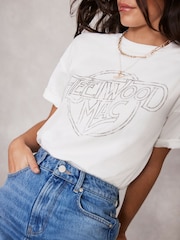 Mint Velvet White Fleetwood Mac T-Shirt - Image 6 of 8