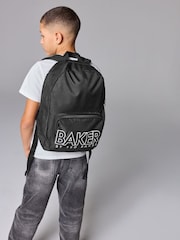 Baker by Ted Baker Boys Back to School Black Backpack - Image 2 of 9