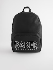 Baker by Ted Baker Boys Back to School Black Backpack - Image 3 of 9
