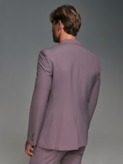 Purple Tailored Fit Motionflex Stretch Suit Jacket - Image 3 of 12