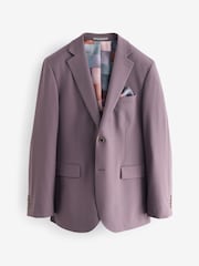 Purple Tailored Fit Motionflex Stretch Suit Jacket - Image 8 of 12