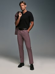 Purple Tailored Fit Motionflex Stretch Suit Trousers - Image 2 of 8