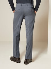 Petrol Blue Slim Fit Motionflex Stretch Suit Trousers - Image 2 of 8
