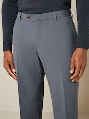Petrol Blue Slim Fit Motionflex Stretch Suit Trousers - Image 4 of 8