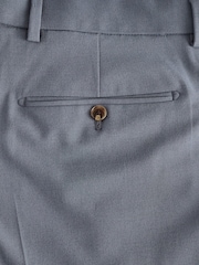 Petrol Blue Slim Fit Motionflex Stretch Suit Trousers - Image 7 of 8