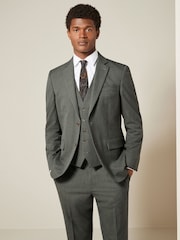 Marl Green Slim Fit Motionflex Stretch Suit Jacket - Image 1 of 5