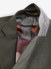 Marl Green Slim Fit Motionflex Stretch Suit Jacket - Image 8 of 10