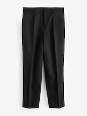 Black Textured Stripe Suit Trousers - Image 7 of 10