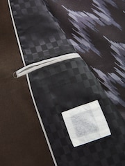 Rdzawy brąz - Double Breasted Twill Relaxed Fit Suit Jacket - Image 10 of 12