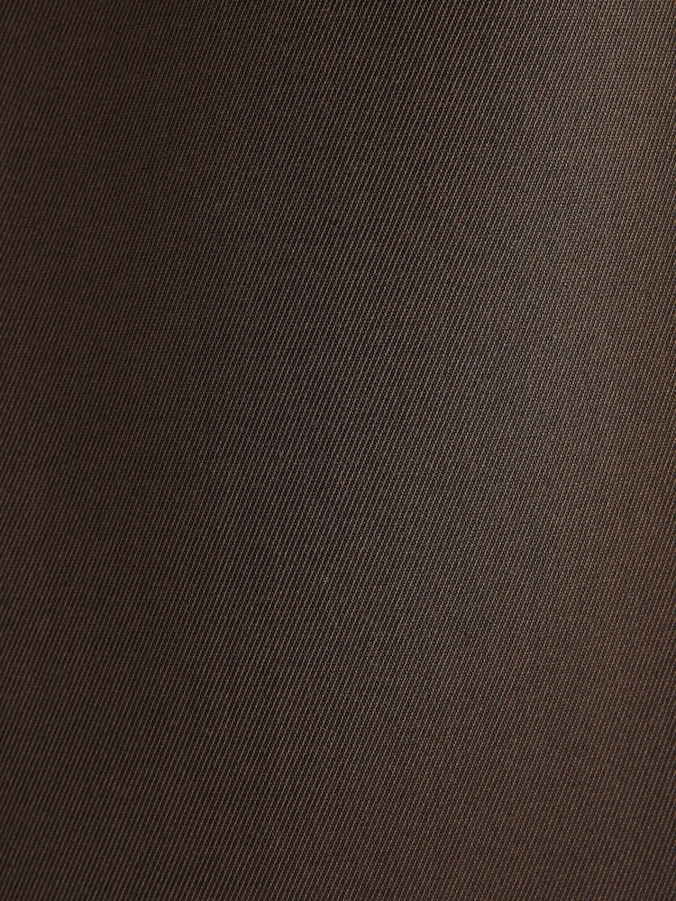 Rdzawy brąz - Double Breasted Twill Relaxed Fit Suit Jacket - Image 12 of 12