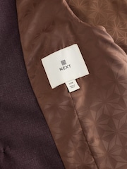Red Textured Wool Suit: Waistcoat - Image 7 of 9