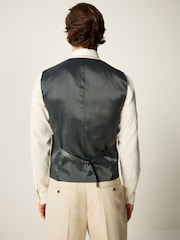 Бежевий - Жилет фланелевого костюма - Image 3 of 8