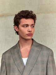 Нейтральный - Relaxed Fit Jacquard Check Suit Jacket - Изображение 5 из 7