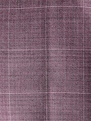 Pink Slim Fit Check Suit Trousers - Image 9 of 9