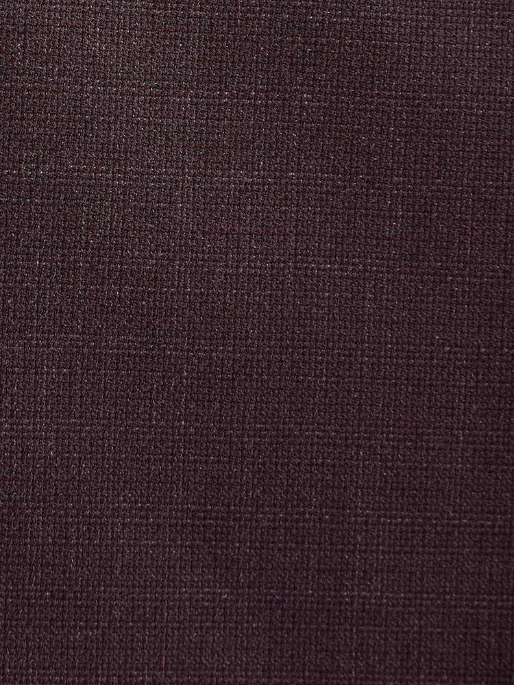 Red Tailored Fit Textured Wool Suit Jacket - Image 8 of 11