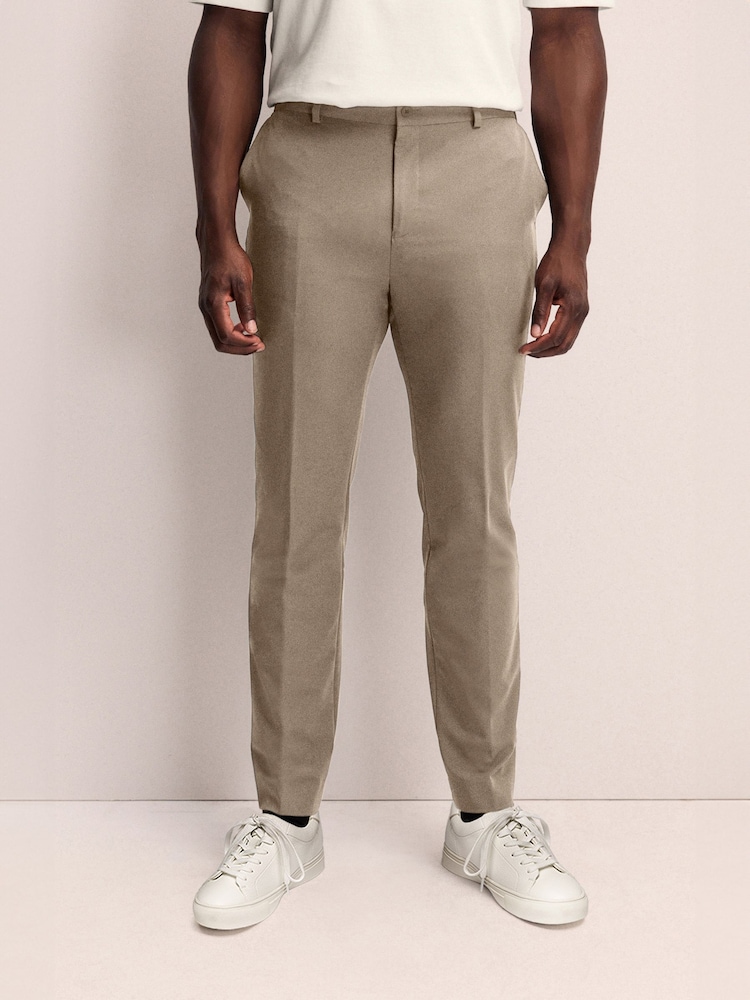 Neutral Muscle Fit Motionflex Tech Suit Trousers - Image 1 of 10