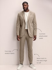 Neutral Muscle Fit Motionflex Tech Suit Trousers - Image 4 of 10