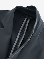 Серый - Облегающий Motionflex Стрейчевый пиджачный костюм куртка - Image 8 of 11