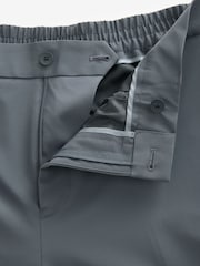 Grey Muscle Fit Motionflex Tech Suit Trousers - Image 8 of 11