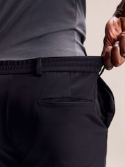 Black Muscle Fit Motionflex Tech Suit Trousers - Image 6 of 11