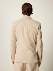 Neutralny - Slim Fit Flannel Suit Jacket - Image 3 of 10