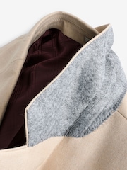 Neutralny - Slim Fit Flannel Suit Jacket - Image 9 of 10