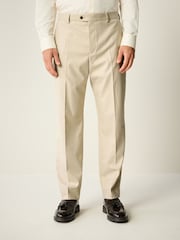 Neutralny - Slim Fit Flannel Suit Trousers - Image 1 of 9
