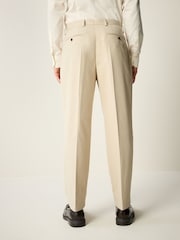 Neutralny - Slim Fit Flannel Suit Trousers - Image 2 of 9