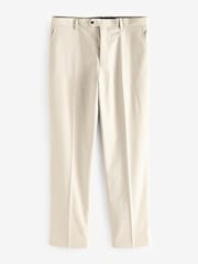 Neutralny - Slim Fit Flannel Suit Trousers - Image 6 of 9