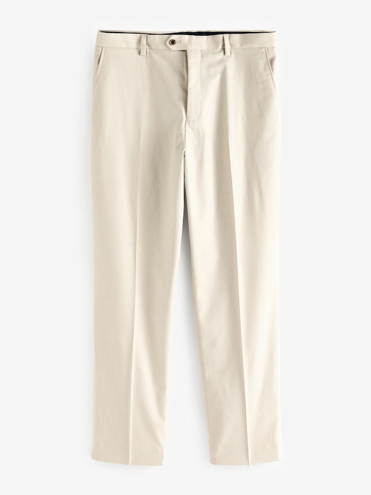 Neutral - Slim Fit Flannel Suit Trousers - Image 6 of 9