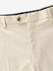 Neutralny - Slim Fit Flannel Suit Trousers - Image 7 of 9