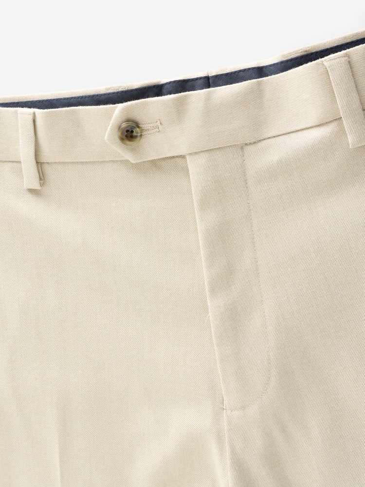 Neutral - Slim Fit Flannel Suit Trousers - Image 7 of 9